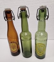 Brasserie Muller Neuchatel,kein Emailschild,Bierflaschen,Biè