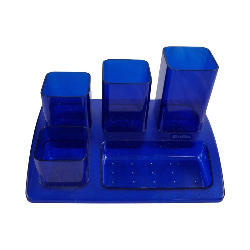 Rotho Contenitori & Simili: ROTHO Stiftehalter - Organizer Blau – Usato da Wangen b. Olten venduto da Restwert_Wangen