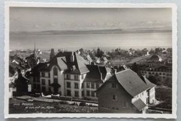 Peseux et vue sur les Alpes