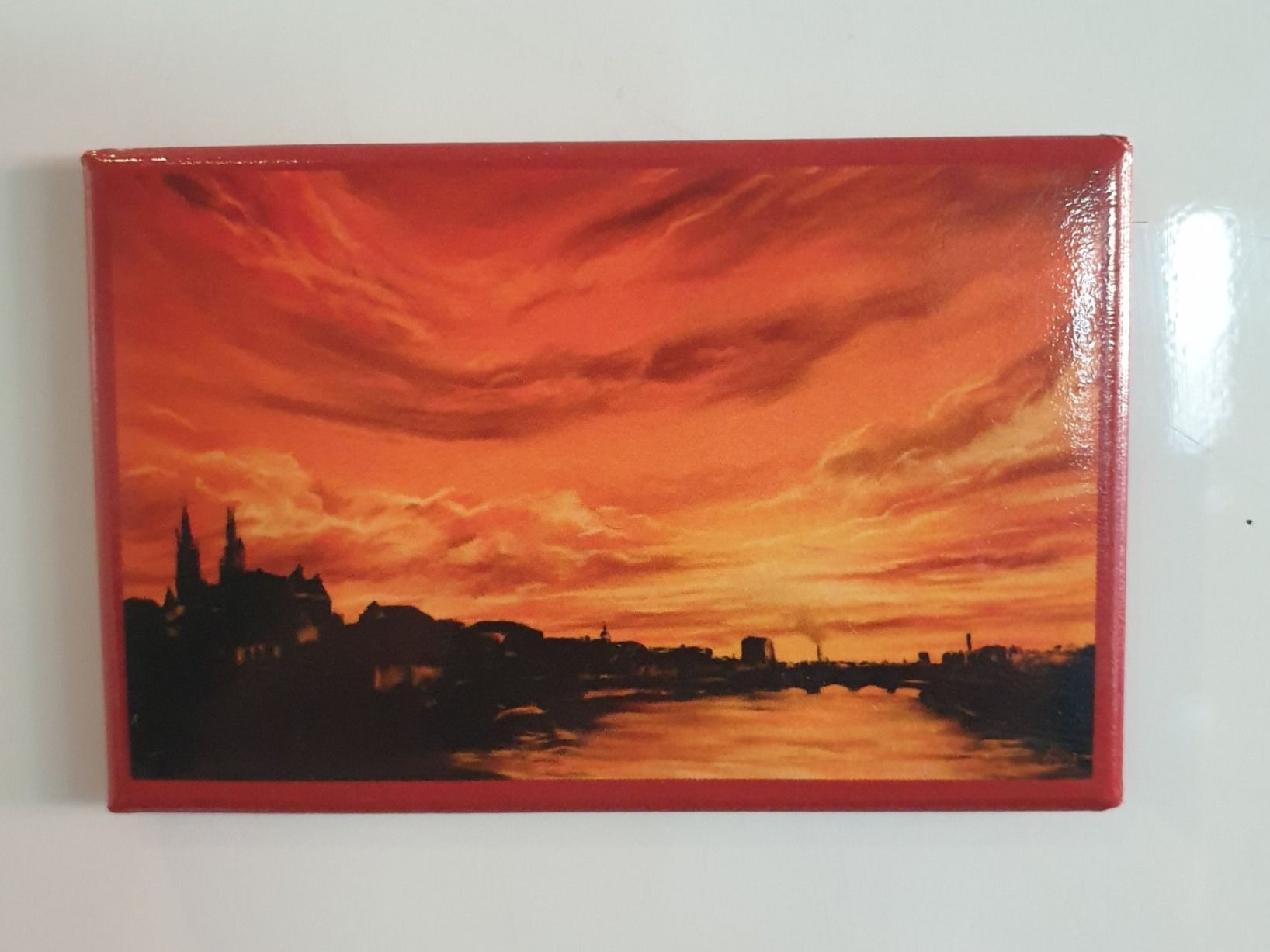Magnete: Magnet: "Basel Bridge Sunset" – Neu und originalverpackt aus Basel von HNDidn