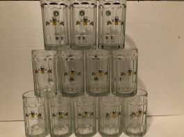 12 Stk. Warteck Bierhumpen