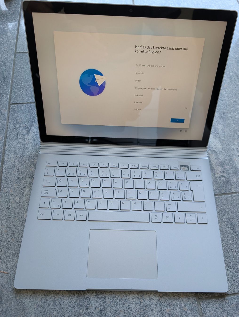 Microsoft Notebooks: Microsoft Surface Book 2 Laptop silber gebraucht – Gebraucht aus Ruswil von d0m1nik