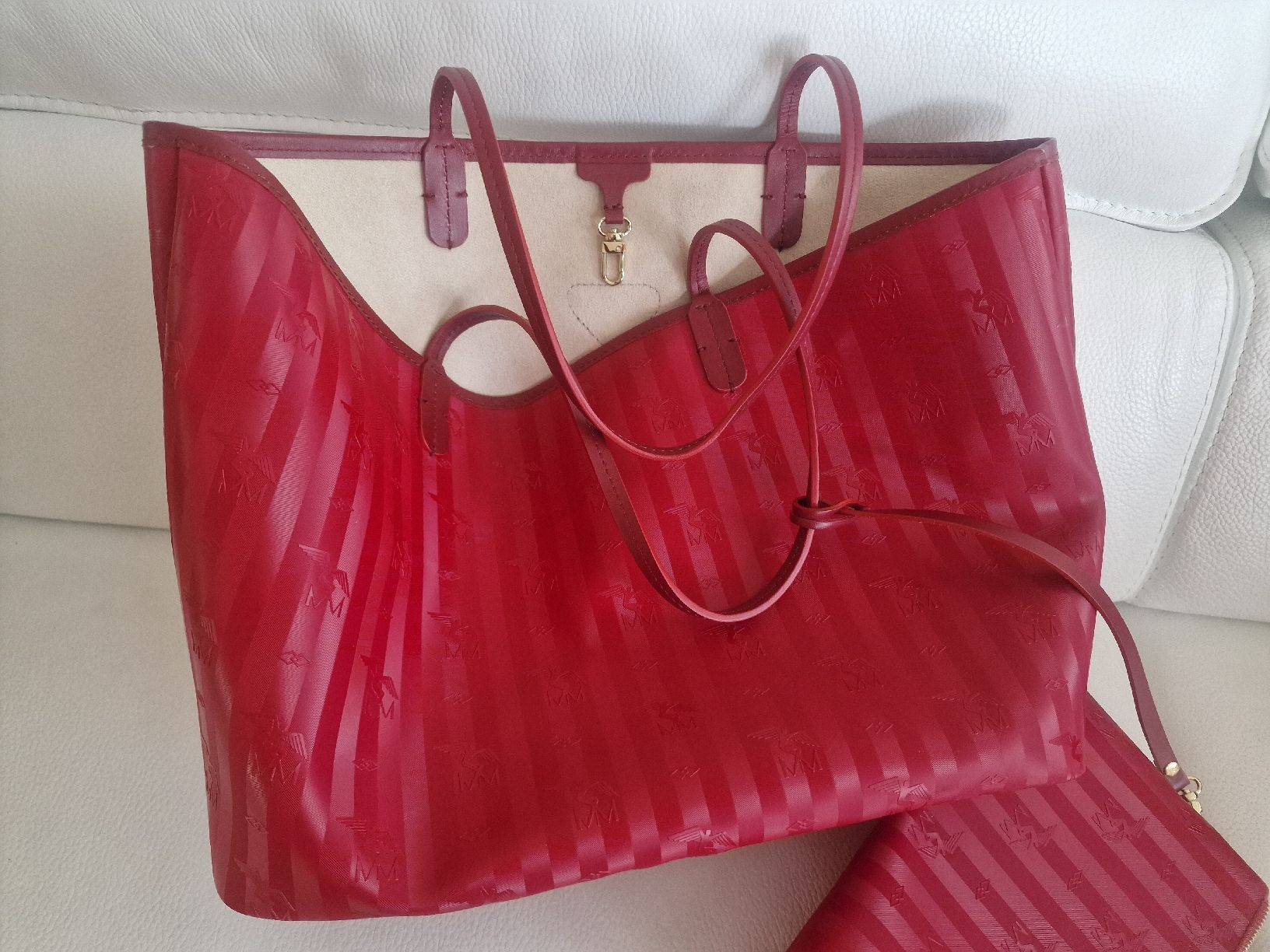 Maison Mollerus Taschen für Damen: Rote Maison Mollerus Shopper Neuwertig! – Gebraucht aus Laufenburg von may_r2st 9