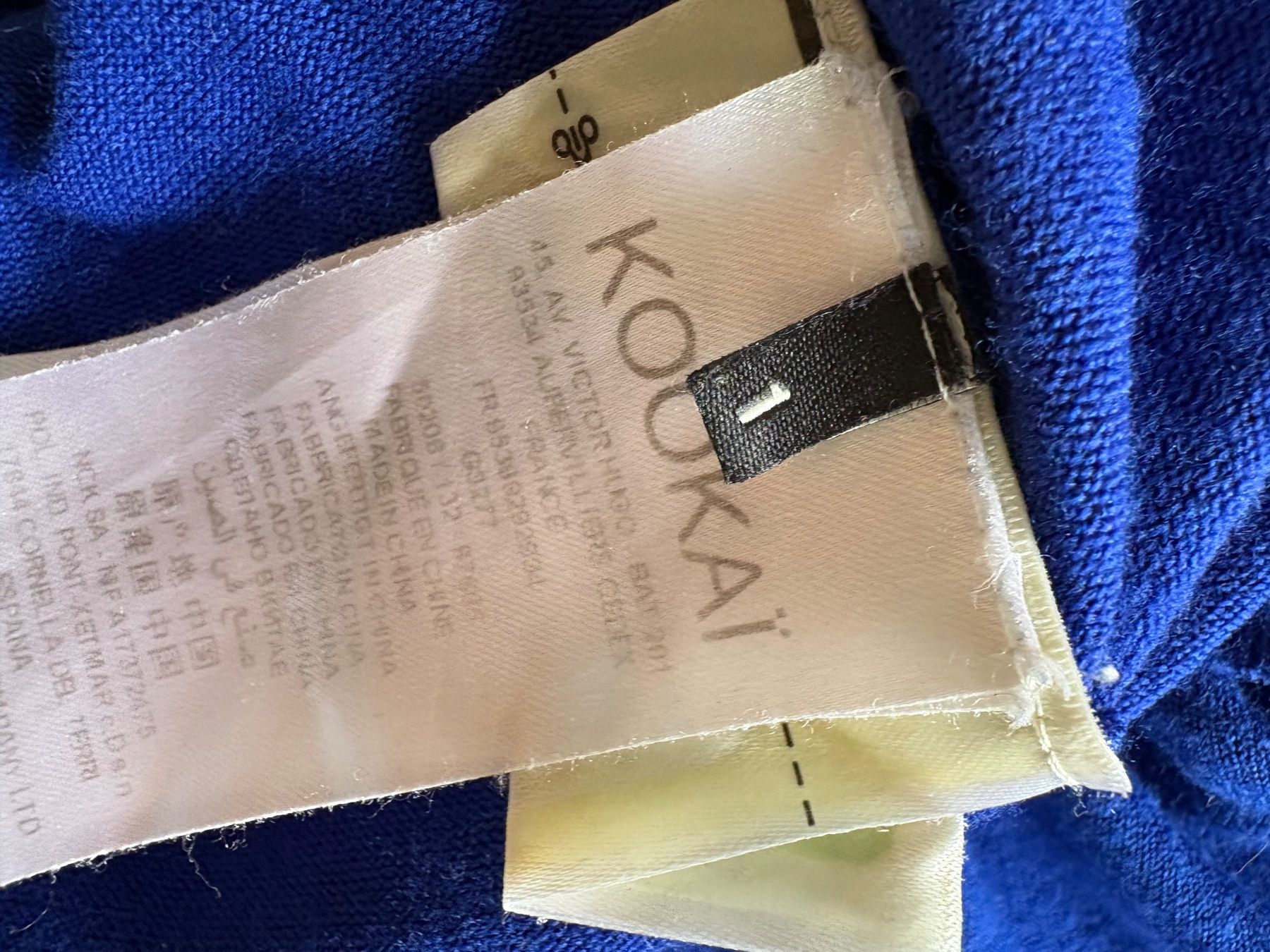 Magliette Polo: Polo Kookai bleu électrique, dentelle – Usato da Bern venduto da GabrielleHe 3