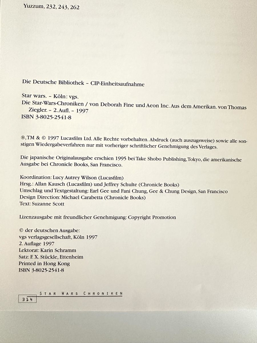 Libri: Star Wars Chroniken – Usato da Frauenfeld venduto da Jalwin 5