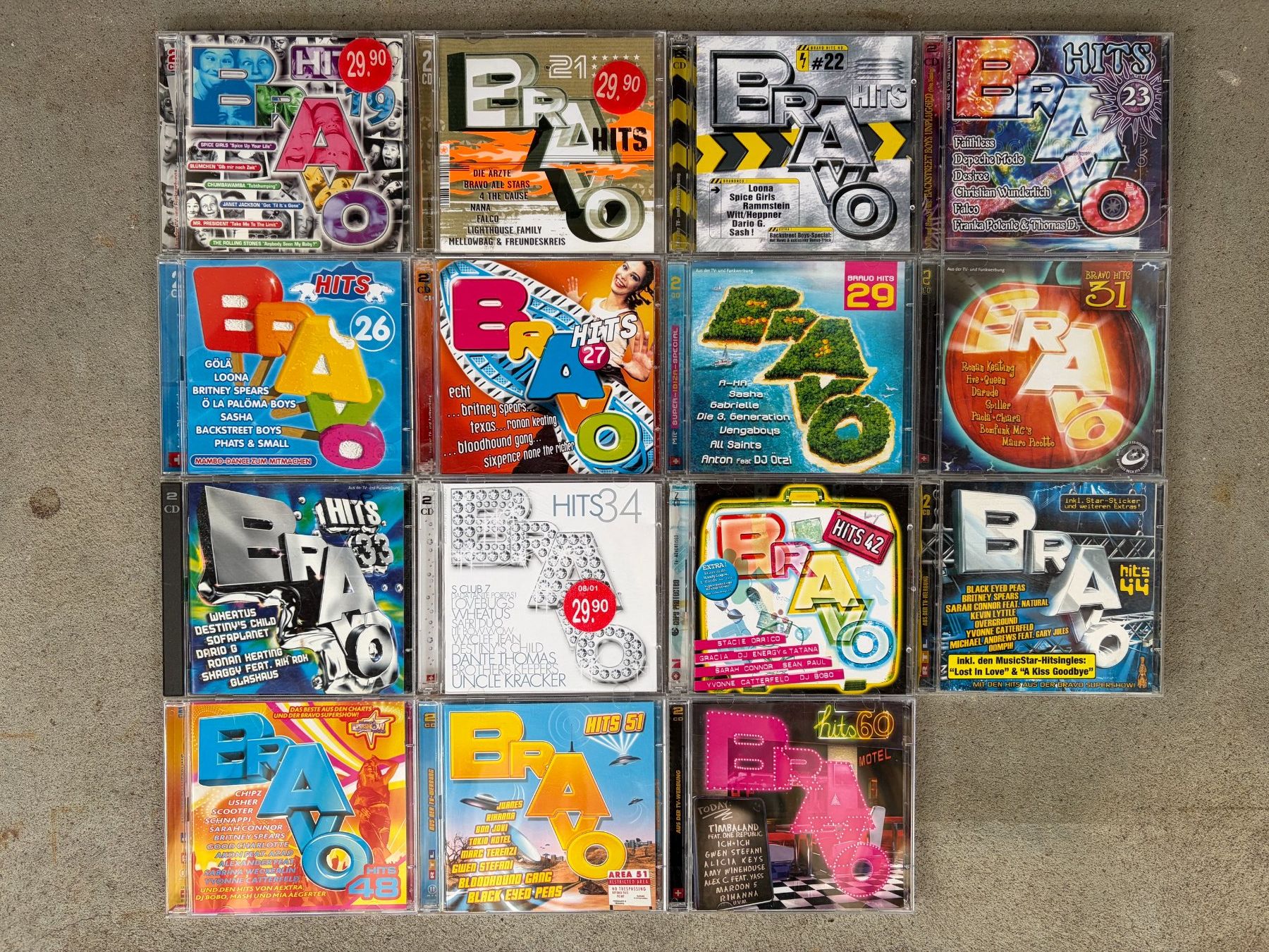 CD: BRAVO HITS CD's - 15 Stk. – Usato da Aarberg venduto da umearocks