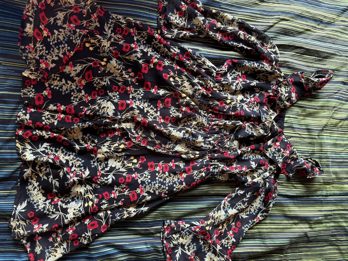 C&A Kleider: Kleid mit Mohnblumen – Gebraucht aus Sulzbach von dfrey25