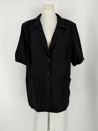 Kurzarm Bluse/ Blazer Gr. 46/48