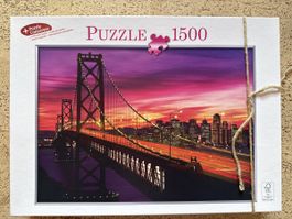 Puzzle 1500 Teile - San Francisco Brücke