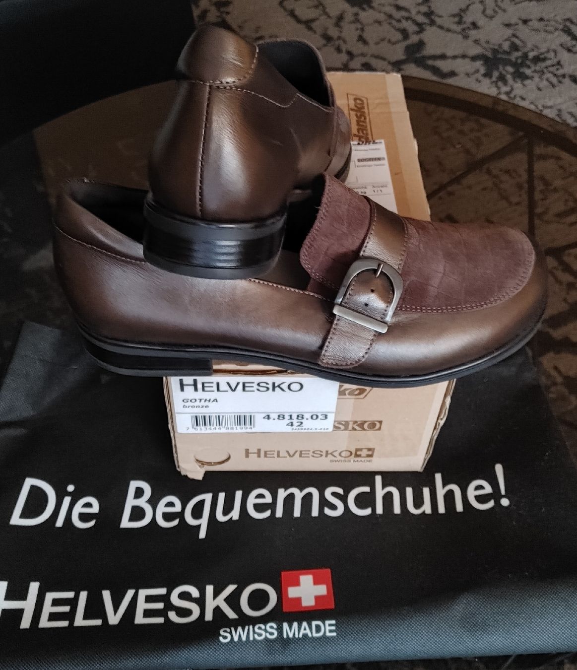 Scarpe da donna: Damenschuhe "Helvesko Swiss Made"  Modell "Gotha Bronze" – Nuovo e nell'imballaggio originale da Grenchen venduto da ser_bsj2