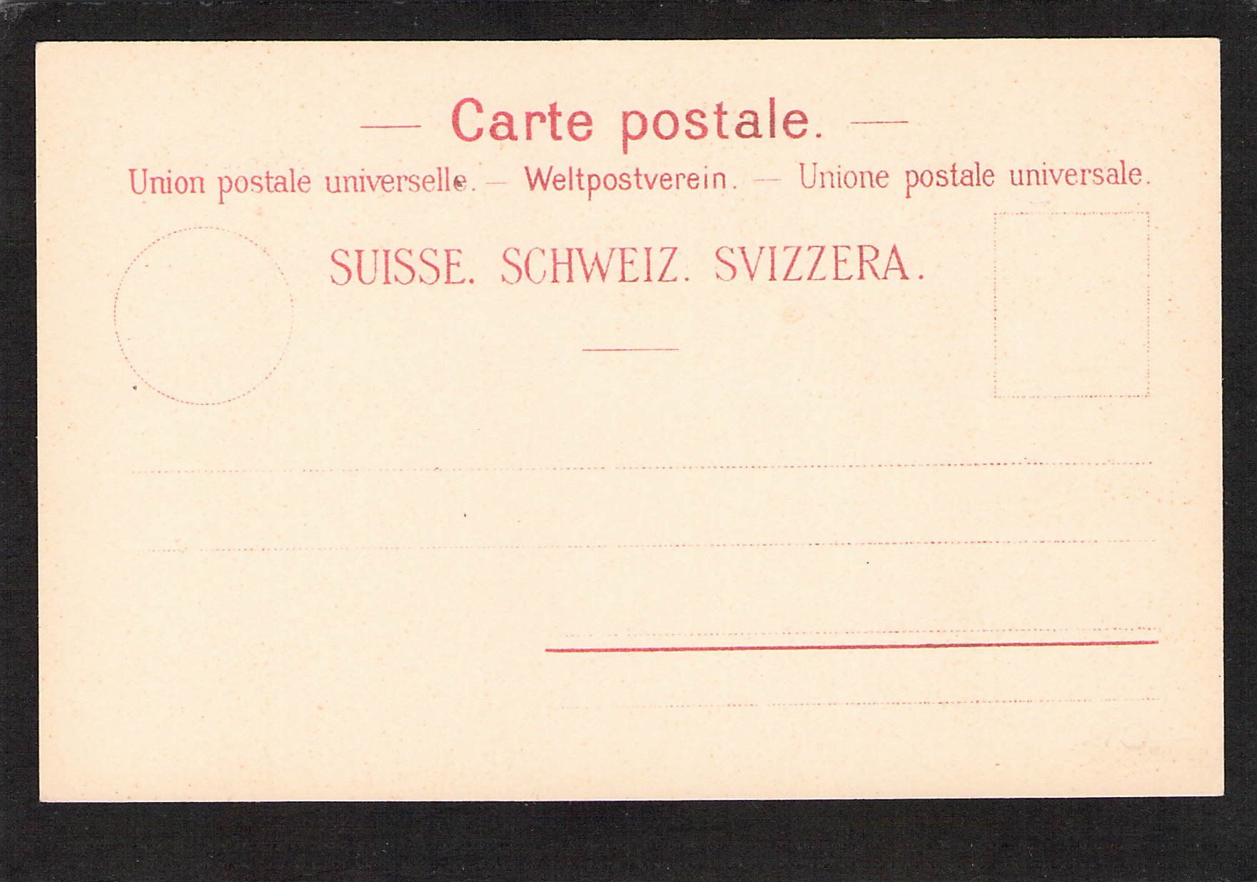 Cartoline postali: AK Briefmarkensprache – Usato da Reichenburg venduto da Pipo-67 1