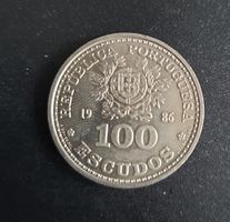 100 escudos, pièce commemorative Mexique 86
