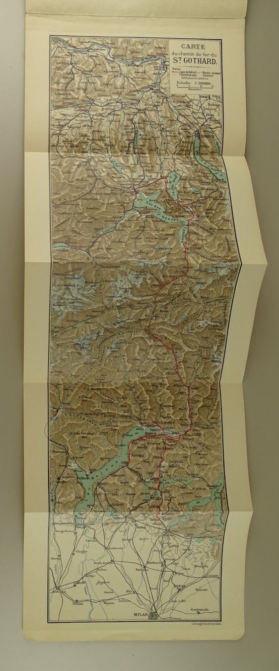 Libri: CHEMIN DE FER DE GOTHARD, GOTTHARD – Usato da Grüningen venduto da Kartensammler 1