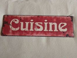 Plaque métal CUISINE