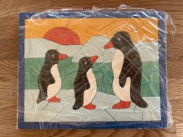 Holzpuzzle Pinguine neuwertig