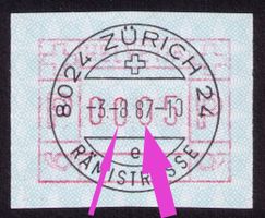 ATM 7(7llld)_ZIFFERN-MISCHTYP 1__00O0__VO 3.8.87 Zürich 24 !