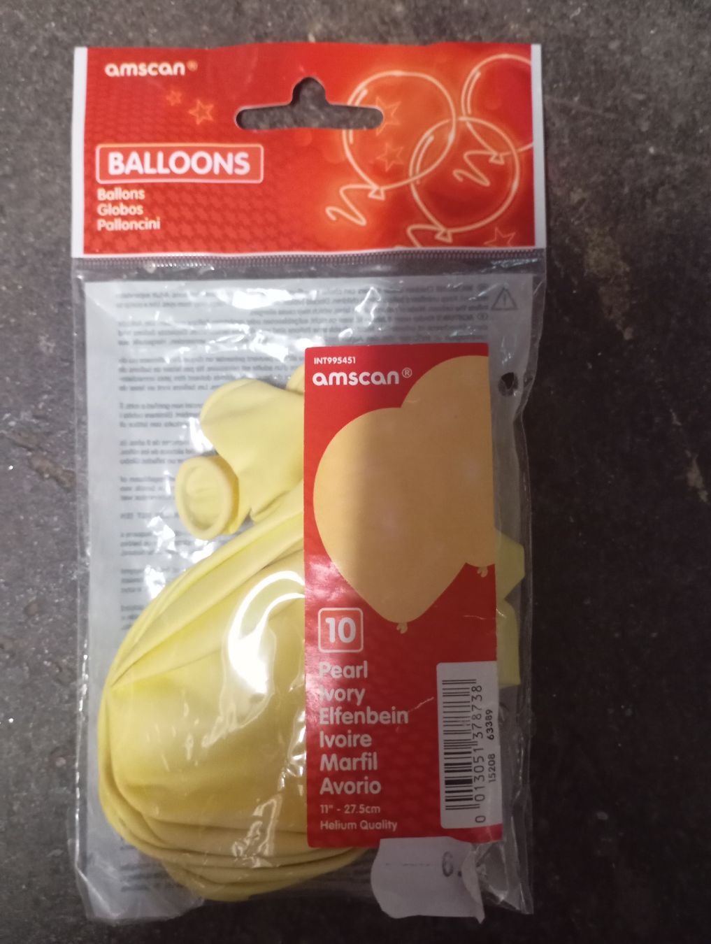 Alle Dekorationen: 10 Ballone Perlmutt Elfenbein – Neu und originalverpackt aus Winterthur von pjuma01