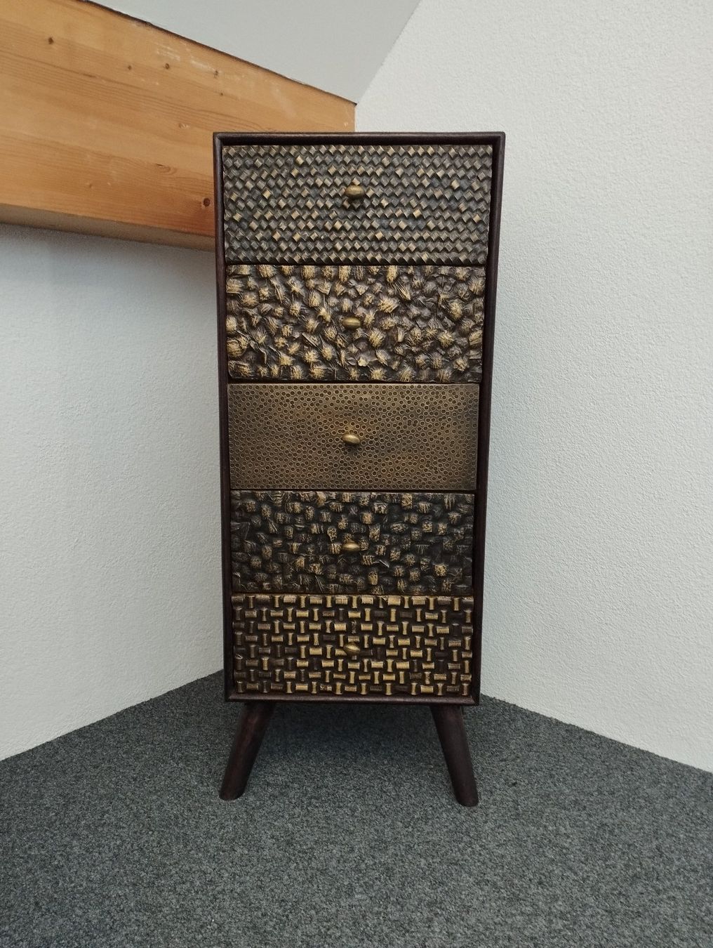 Cassettiere: Kommode Gizeh, Mango teilmassiv gebeizt, lackiert, gewachst – Nuovo (secondo la descrizione) da Kloten venduto da bilgeri01