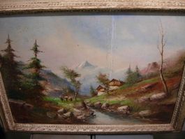 Italienische Schule 1 H.20 Jhdt.-signiert F.Mancini