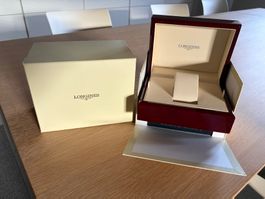 Ecrin de montre Longines avec notice