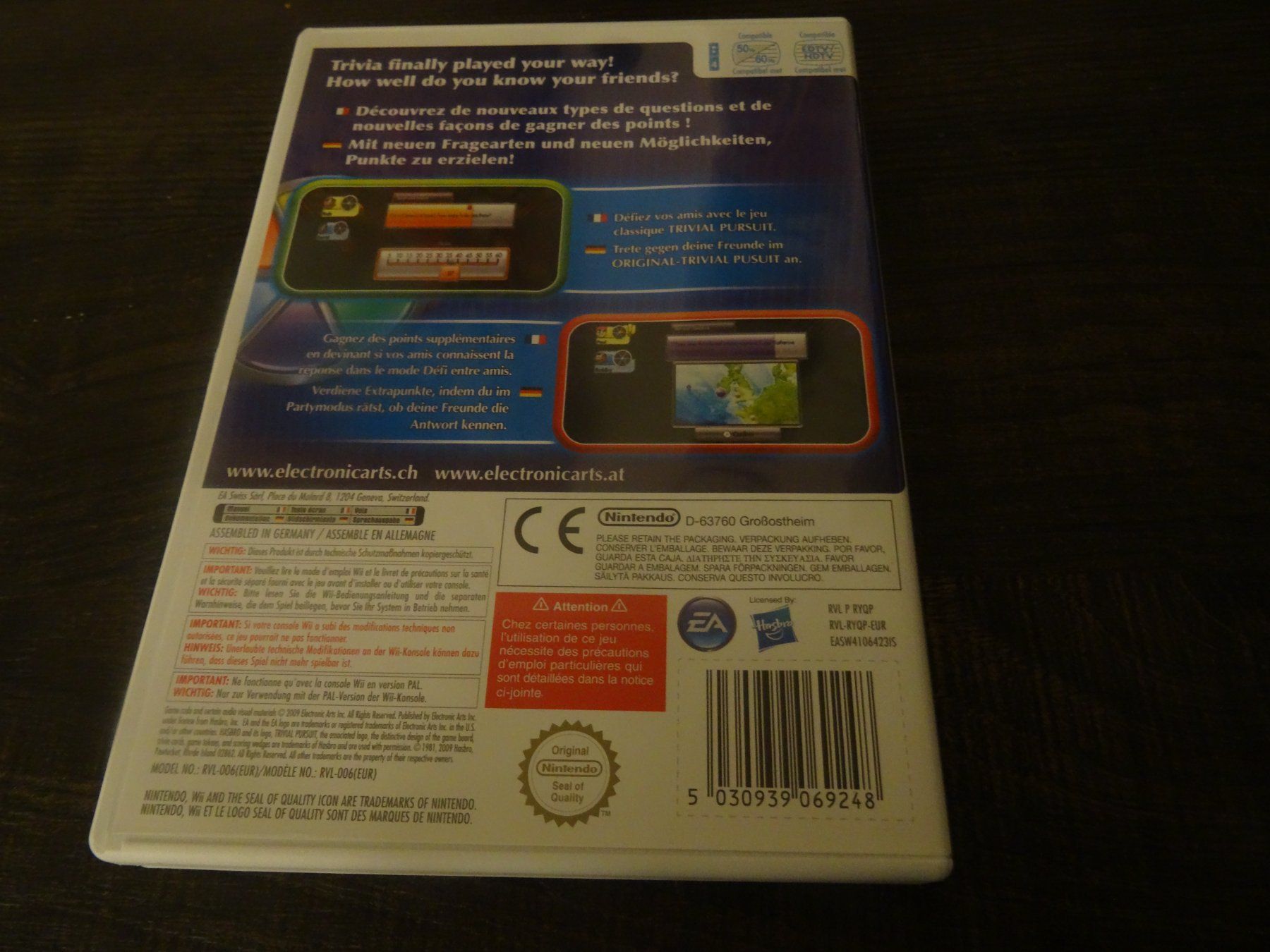 Nintendo Giochi: Trivial Pursuit WII – Usato da Olten venduto da Disc-Ausverkauf 2