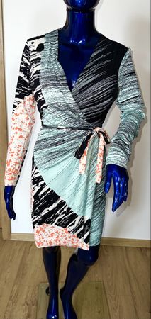 DIANE VON FURSTENBERG KLEID GR. 38 (US 10) neuwertig 