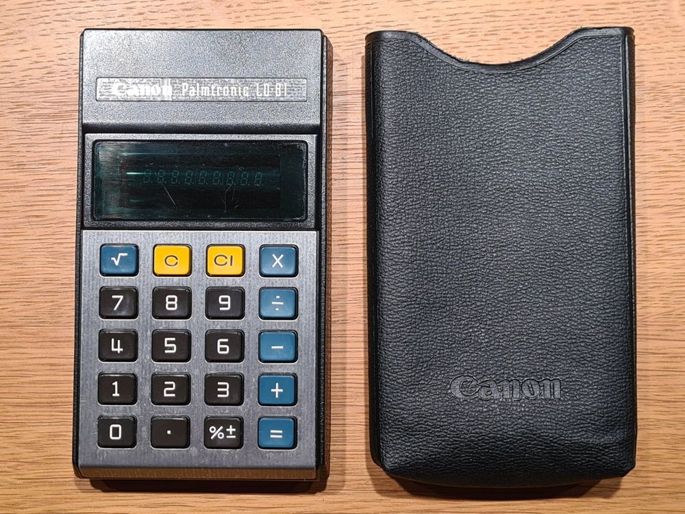 Calculatrice Canon palmtronic 8s - Collection
