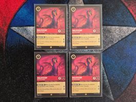 Lorcana 4x MALEFICENT MONSTROUS DRAGON Englisch NM Legendary