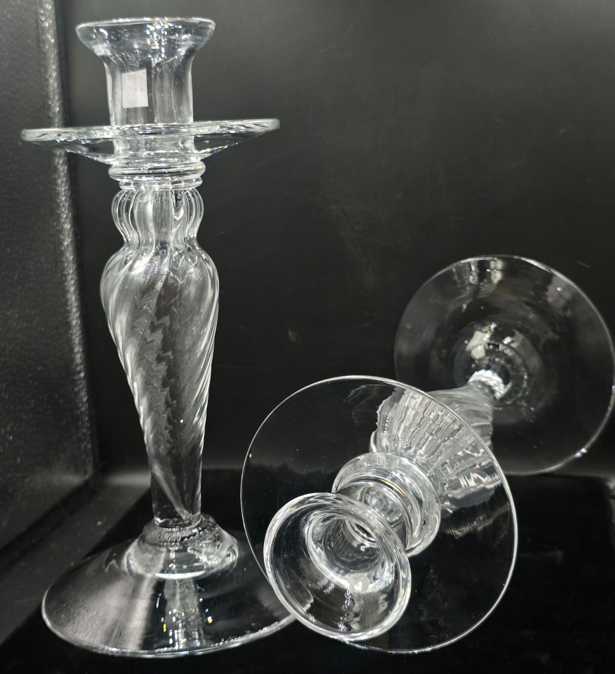 Portacandele: 2 Glas Kerzenständer Tischmodell – Usato da Rorschacherberg venduto da snOOpydOg11 6