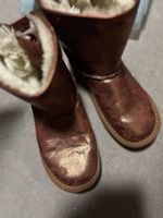 Bottines fille taille 32 couleur cuivre