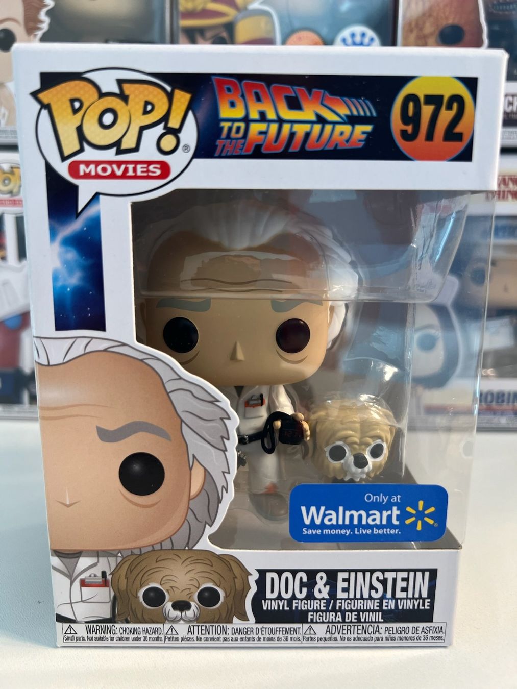 Funko Figuren: Funko POP! Retour vers le Futur Doc & Einstein Edition Limit – Neu und originalverpackt aus Le Mouret von perfectbijou