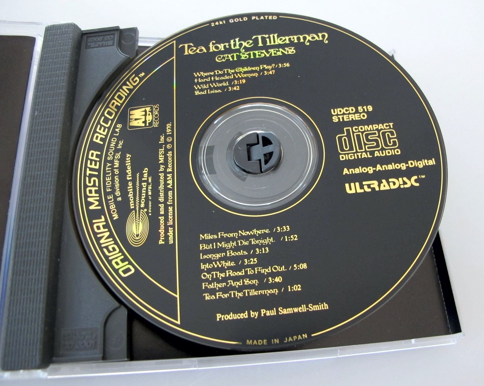 CD: CAT STEVENS - Tea For The Tillerman. MFSL. Gold CD – Usato da Reinach AG venduto da Yaris6 2
