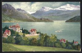 Weggis, Hotel und Pension Alpenblick mit