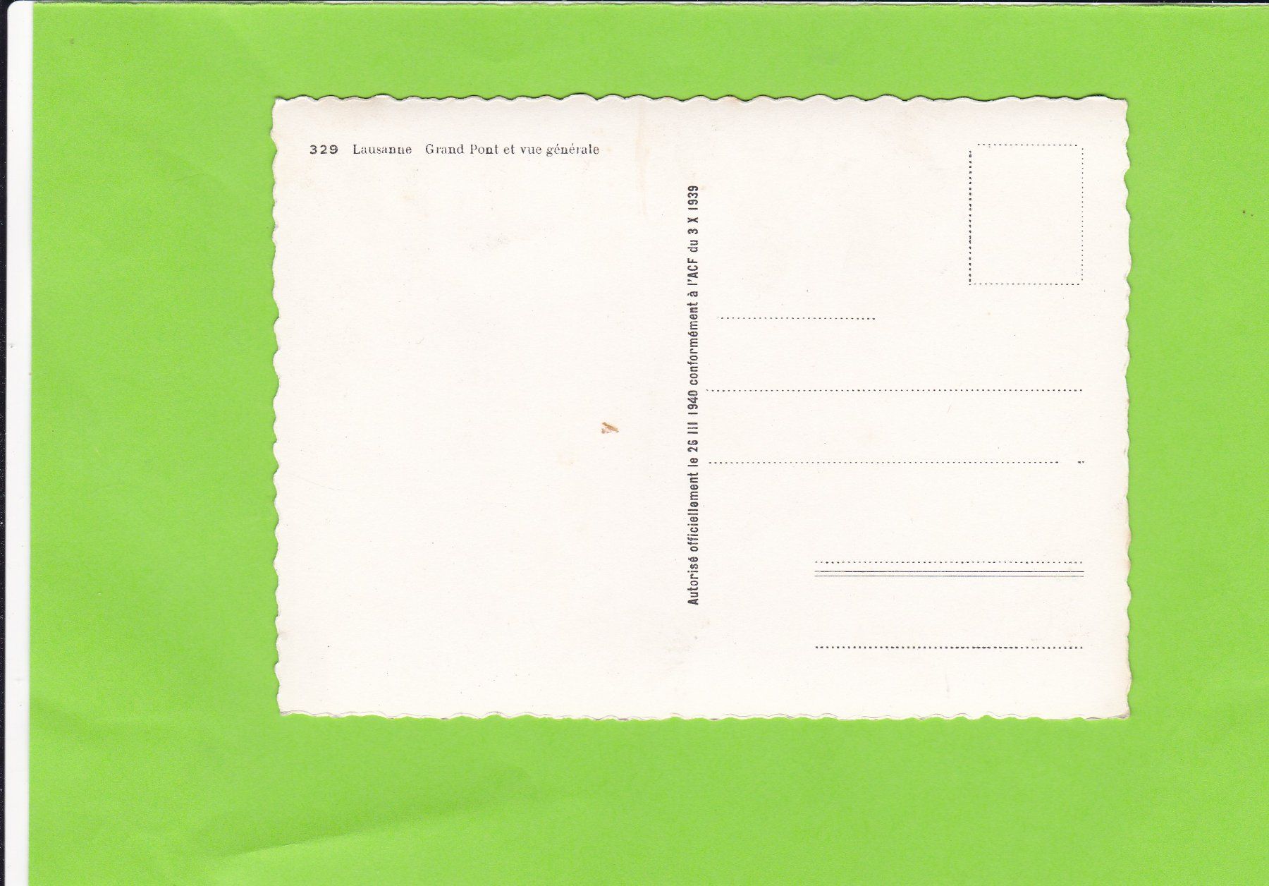 Cartoline postali: Lausanne, Grand Pont – Usato da St. Peterzell venduto da neckertal 1