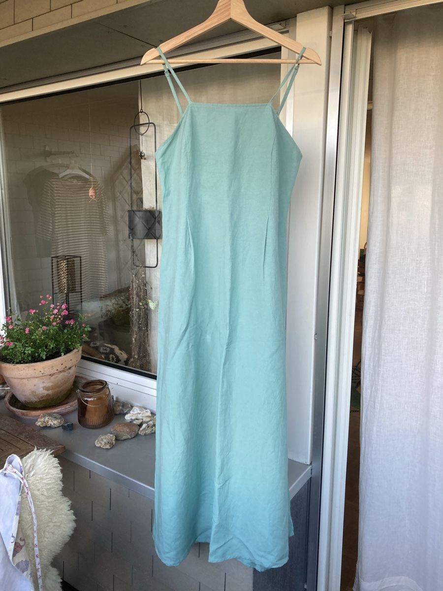 Vestiti: Figurschmeichelndes Leinenkleid – Nuovo (secondo la descrizione) da Luzern venduto da franziska.2024