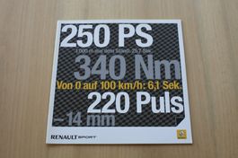 Renault Sport RS & GT Modell Programm Prospekt 7/2009