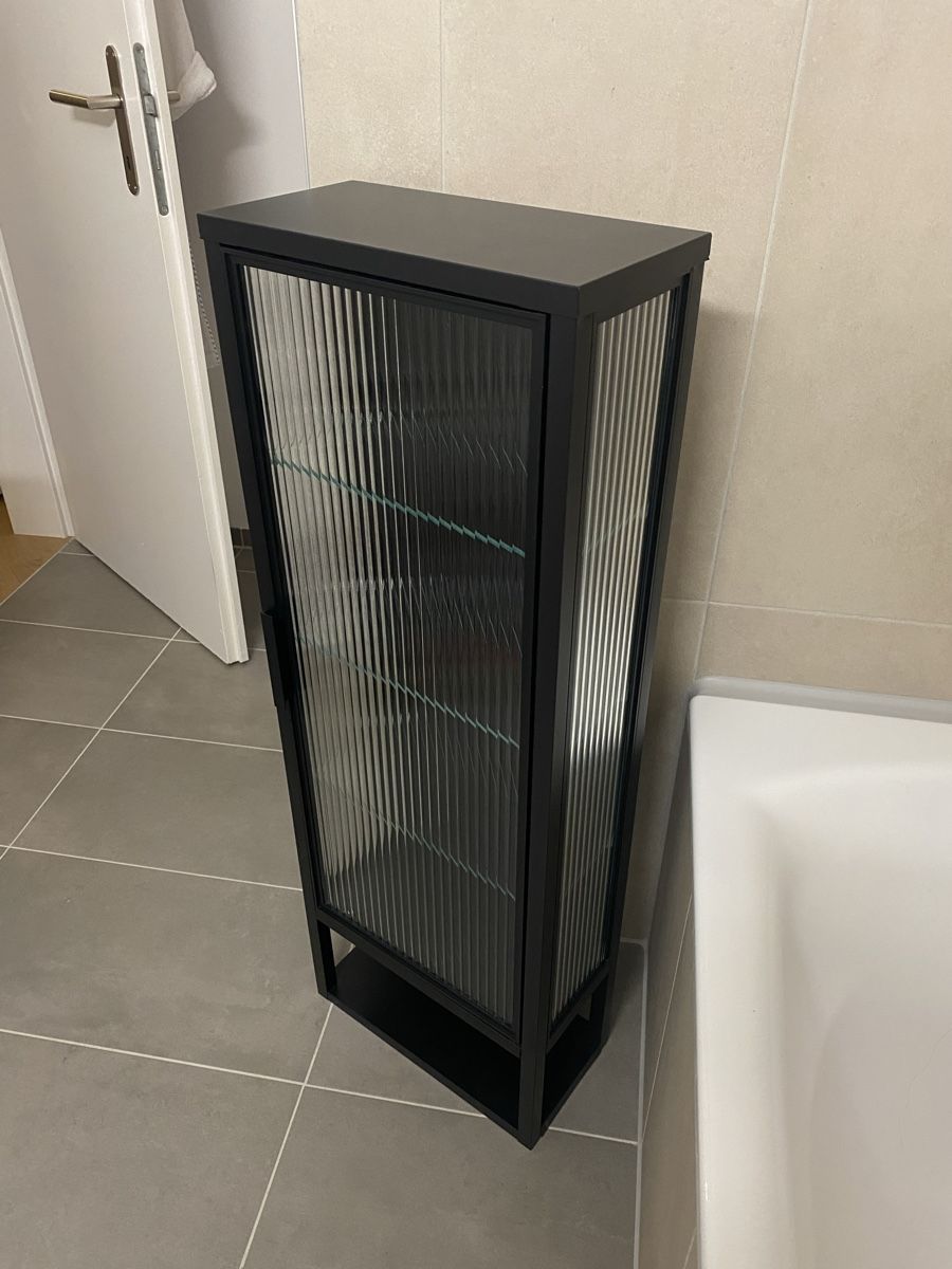 Ikea Kommoden: Schwarzer Schrank mit Glaseinsätzen IKEA – Neu (gemäss Beschreibung) aus Wetzikon ZH von rit_ramtr 2