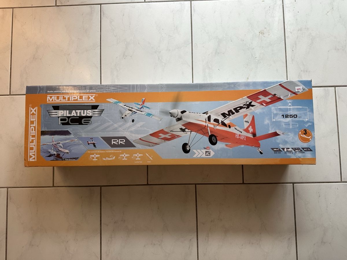 Multiplex Modellismo RC: Multiplex Pilatus PC6 gebraucht – Usato da Winterthur venduto da tschile 4