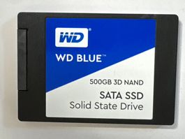 WD Blue 3D NAND SSD 500GB SATA 2.5" ab 1.-