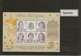 Spanien 1984 Block königliche Familie