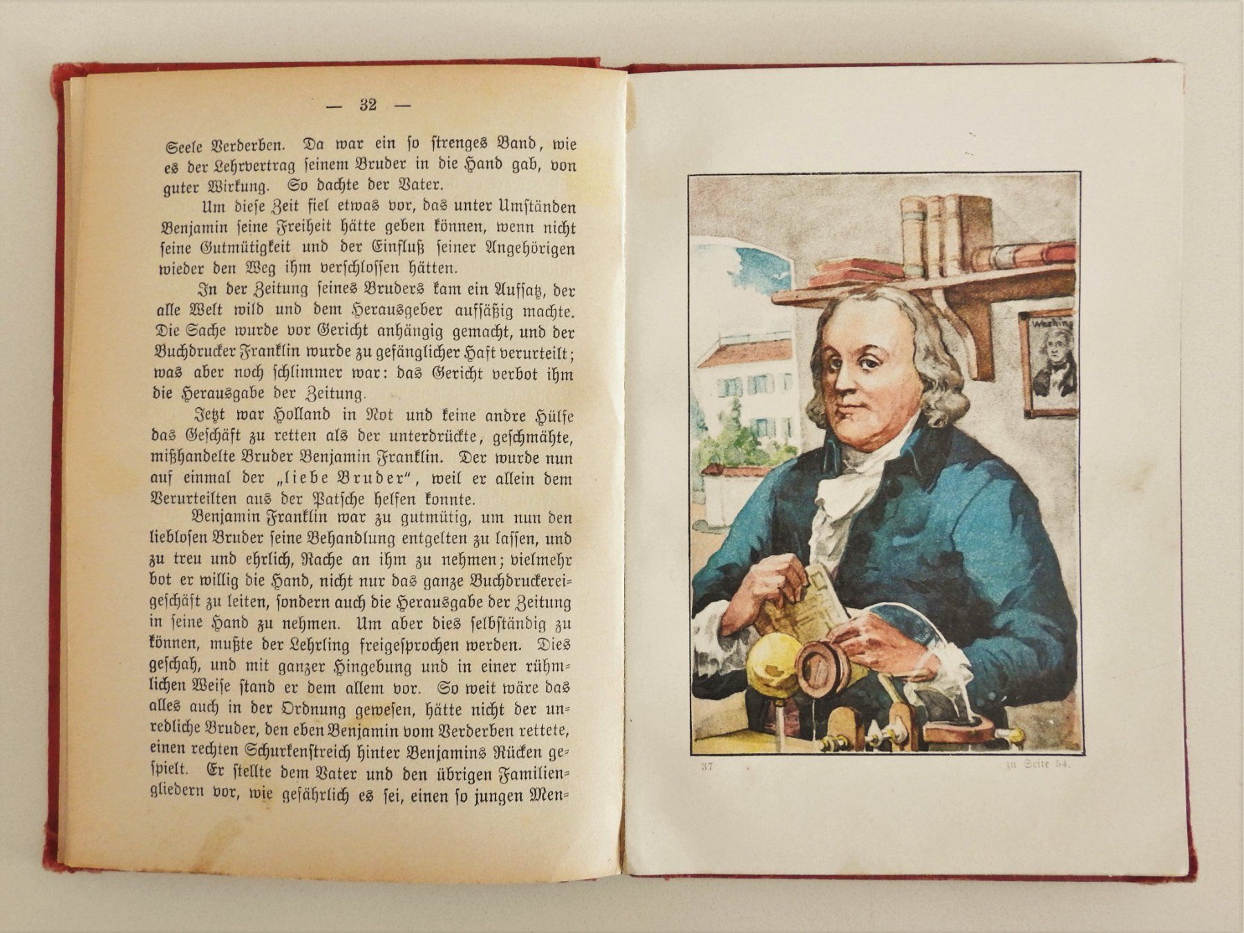 Bücher: Buch: Benjamin Franklin, W.O. von Horn, 1906 – Gebraucht aus Büttenhardt von LexyMara 4