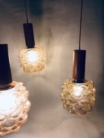 3 flammige Hängelampe Bubble Glaslampenschirm