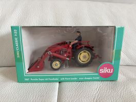 Siku Porsche Diesel mit Frontlader,  Massstab 1:32, Oldtimer