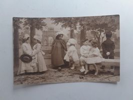 Vintage Postkarte / Ansichtskarte - Kinder Theater Sujet