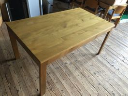 Holz Tisch Massivholz - LxBxH  160x90x75 cm