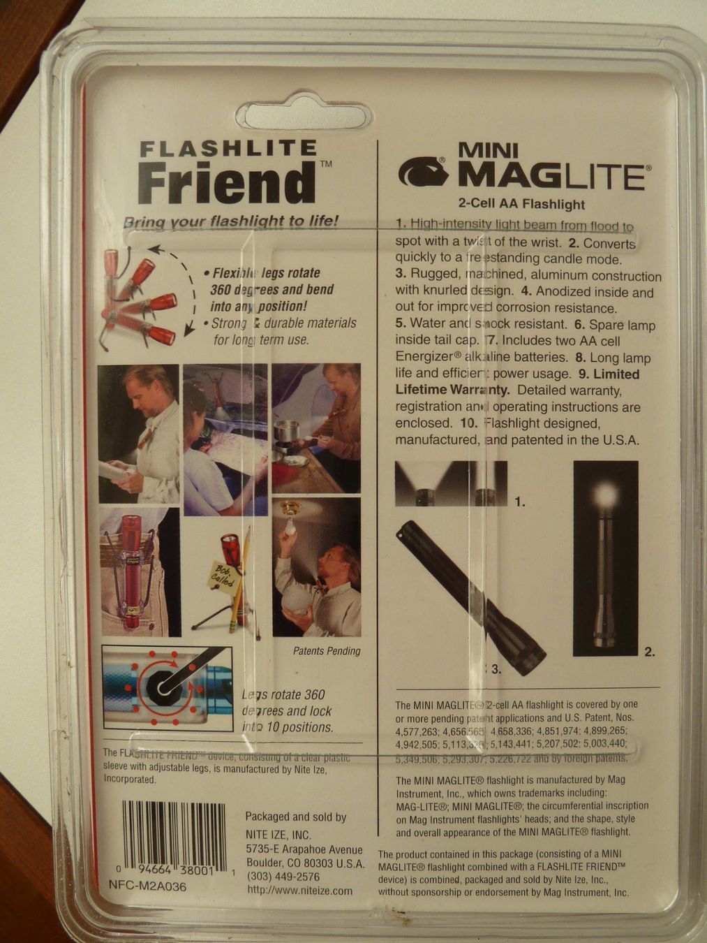 Lampade: MINI MAGLITE Rot mit Nite Ize Friend, Halogen 2 AA Batterien – Nuovo (secondo la descrizione) da Birsfelden venduto da adormidera 8