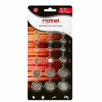 18× ROTEL Knopfzellen – AG/CR Sortiment – Neu & OVP!