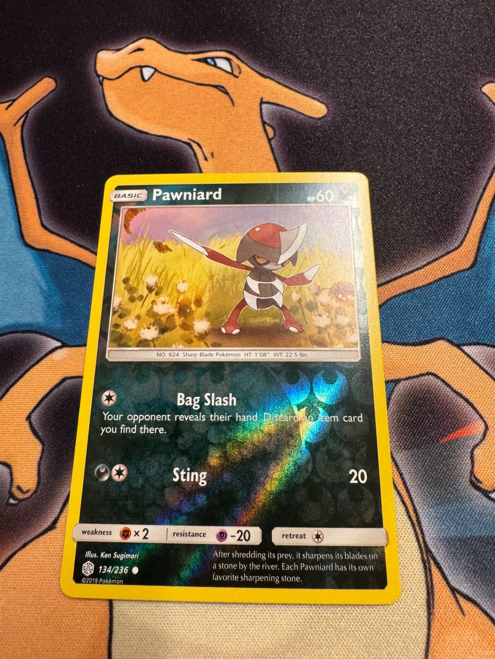 Pokémon Sammelbilder & Trading cards: Pawniard (CEC 134) - Reverse Holo - Cosmic Eclipse – Neu (gemäss Beschreibung) aus Bülach von Pfrenzel