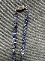 Lapislazuli Halskette, Edelstein Splitter Kette