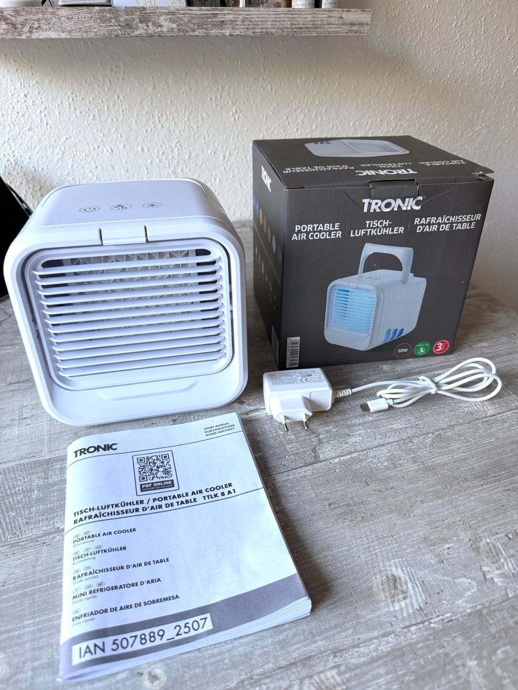 Ventilatoren: Befeuchter Ventilator mit Wassertank - in 8 Farben - Weiss – Neu (gemäss Beschreibung) aus Schaffhausen von mka999 8